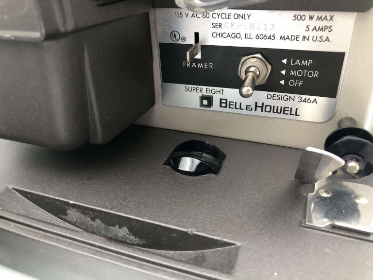 Bell and Howell Model 346A Reel to Reel Projector 04
