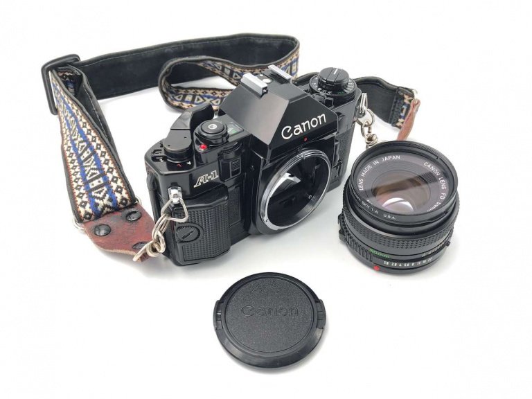 Canon A-1 Vintage 35mm Point and Shoot Film Camera 02