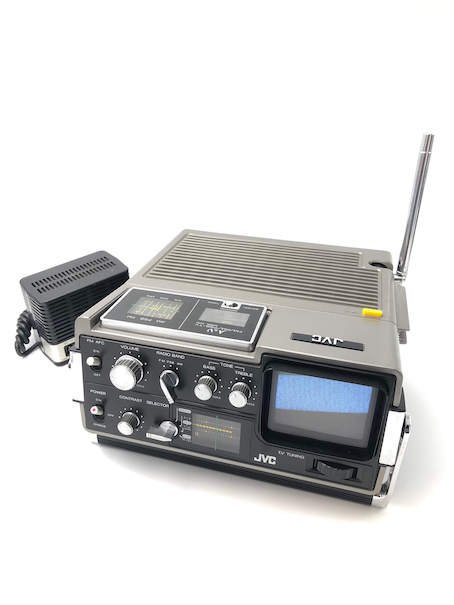 JVC Vintage Portable AM FM Radio Television 01