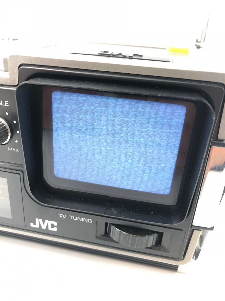JVC Vintage Portable AM FM Radio Television 03
